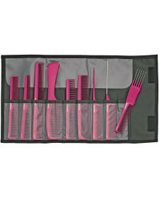 Jaguar - A-Line - Kammset - 9-Teilig - Metallic Pink