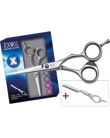 Joewell - X 525 - 5,25 inch Haarschere mit kostenlose Feathermes!