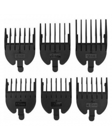 KYONE - Set Aufsteckkammen für Vintage Barber Clipper 1,5/3/4,5/6/9/12 mm