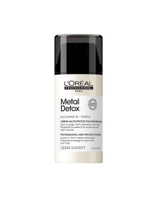 L'Oréal Professionnel - Serie Expert - Metal Detox Crème - Voor beschadigd golvend tot pluizig haar - 100 ml