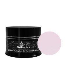 Nail Perfect - LED/UV - Sculpting Gel - Transparent Pink - 45 gr
