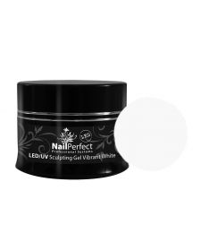 Nail Perfect - LED/UV - Sculpting Gel - Vibrant White - 45 gr