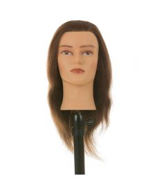 Heads-Up - Übungskopf Connie - Braunes Haar - 30 cm