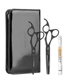 Olivia Garden - SilkCut - Matt Black Edition - friseurschere Set