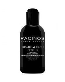 Pacinos - Beard & Face Scrub - With Aloë Vera & Tea Tree - 118 ml