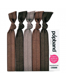 Popband - Cocoa Haarband - 5 Stuks