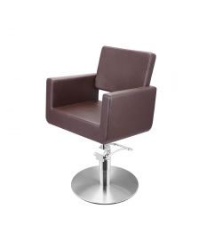 Sibel - Charlie Round Friseurstuhl - Braun