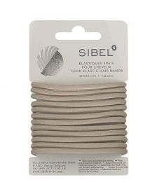 Sibel - Thick Elastic Hair Bands - Blonde - 12 Stück