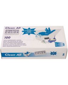 Sibel - Clean All - Vinylhandschuhe - Durchsichtig - Gepudert - Medium - 100 Stück