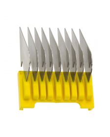 Wahl / Moser / Ermila - Austeckkamm - Type 19 - Plastik mit Metalllatten - Nr. 5 - 16 mm