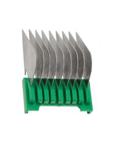 Wahl / Moser / Ermila - Aufsteckkamm - Type 19 - Plastik mit Metalllatten - Nr. 7 - 22 mm
