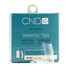 CND - Brisa Sculpting Gel - Velocity Clear Tips - Nr. 4