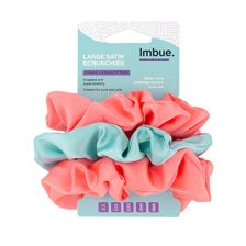 Imbue large satin scrunchies