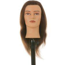 Heads-Up - Übungskopf Connie - Braunes Haar - 30 cm