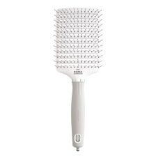 Olivia Garden - Expert Care Vent - Nylon - Silver - Haarborstel - L