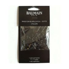 Balmain - DoubleHair - Länge & Volumen Haarverlängerungsringe - 100 Stück - Schwarz