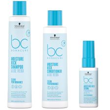 Schwarzkopf - BC Bonacure - Moisture Kick - Voordeelset voor krullend / wavy haar