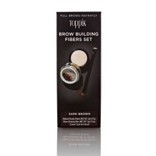 Toppik - Brow Building Fibers Set - Dark Brown