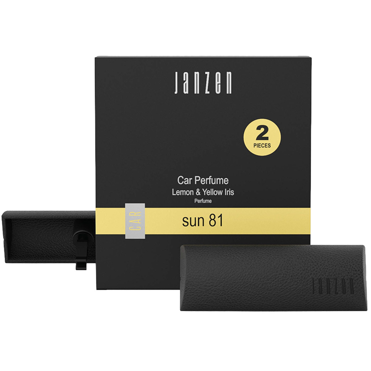 JANZEN – Car Perfume 2St. Autoparfüm für das Lüftungsgitter Sun 81
