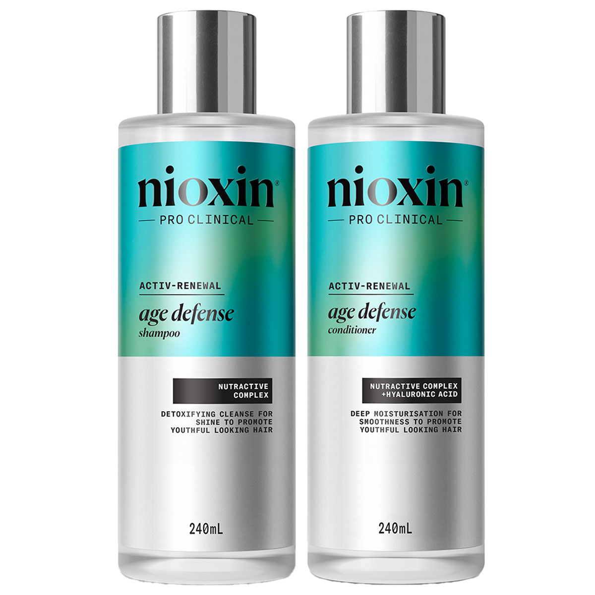 Nioxin - Shampoo & Conditioner Vorteilset für alterndes und ergrautes Haar